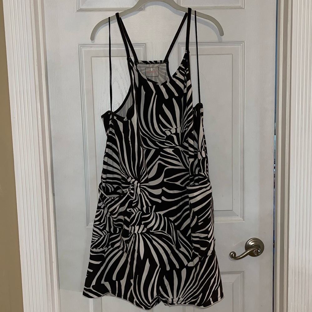 EUC Free People Hot Shot Printed Romper